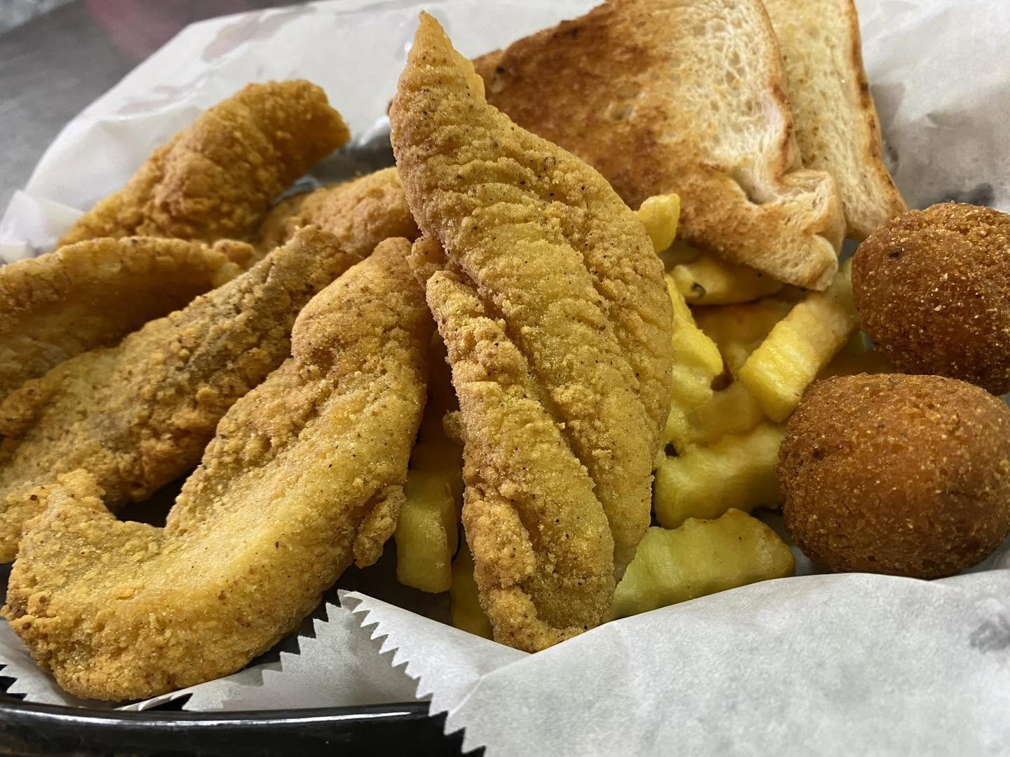 Fried catfish